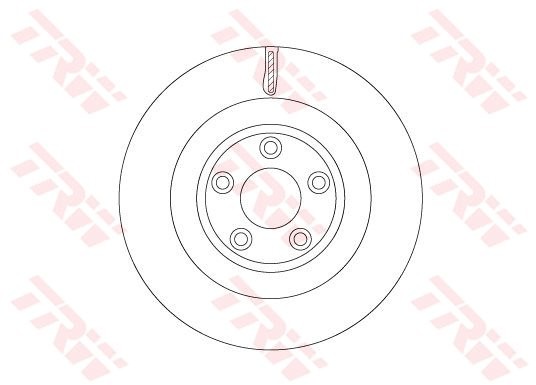 TRW Tarcza hamulcowa DF6816S DF6816S