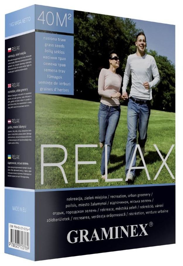 Nasiona trawy na tereny rekreacyjne Relax 1kg
