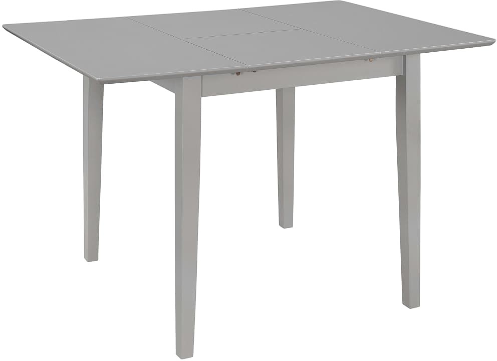 vidaXL Rozsuwany stół jadalniany, szary, (80-120) x 80 x 74 cm, MDF