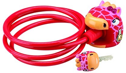 Crazy Safety zapięcie rowerowe unisex dla dzieci, czerwony 240230