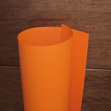 Fabriano Pomarańczowy, gładki , 240 g/m3, 70x100cm, Colore+ Arancio. Karton ozdobny, 1 arkusz 11030405