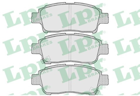 LPR GROUP Zestaw klocków hamulcowych, hamulce tarczowe GROUP 05P700