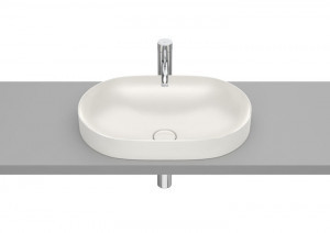 Roca A327527650 INSPIRA ROUND Umywalka blatowa 550x370 H75 FINECERAMIC BEŻ