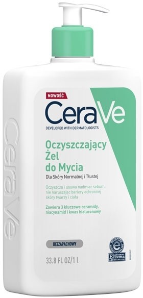 Loreal CeraVe oczyszczający żel do mycia ciała i twarzy 1000ml