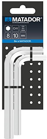 MATADOR Komplet Matador wkrętak kątowy, krótki, z łbem sześciokątnym, 8/10 MM, 0440 9020