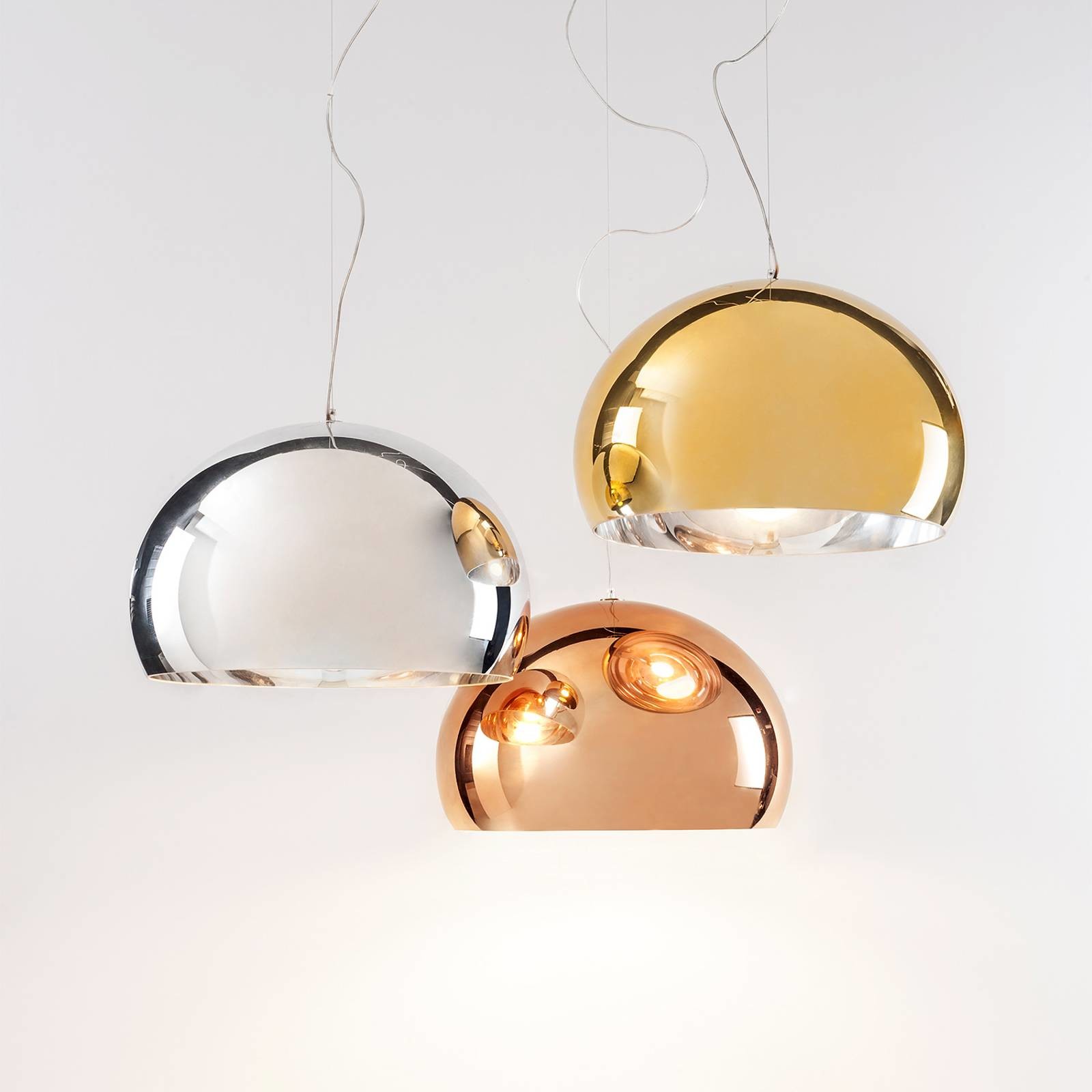 Kartell Fly lampa wisząca 9035rr  52 cm, wys. 33 cm  miedź 09035RR
