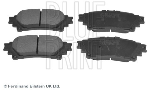 BLUE PRINT Zestaw klocków hamulcowych, hamulce tarczowe ADT342186