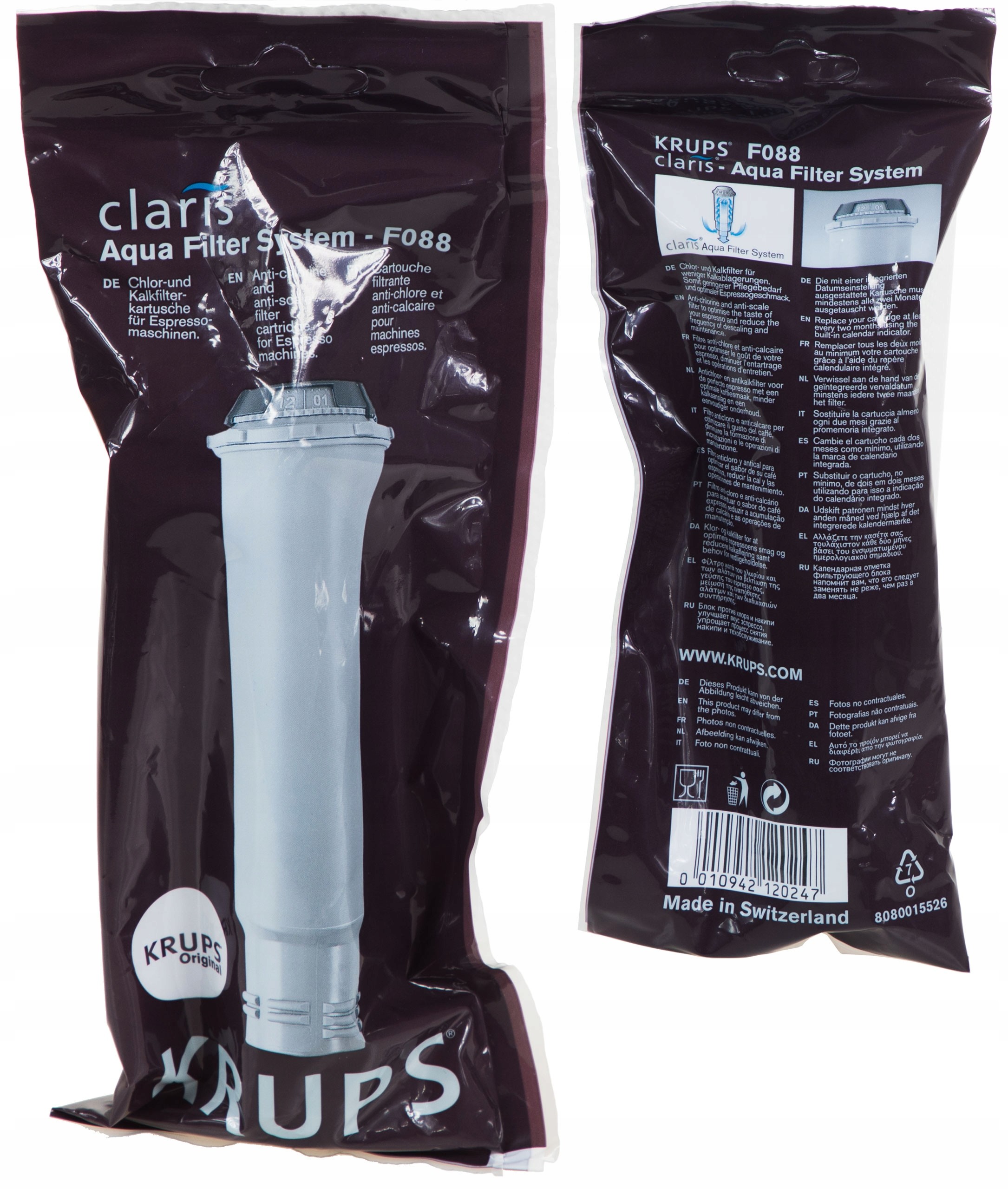 Claris Filtr Ekspres Kawy Krups F088 Oryginalny x1