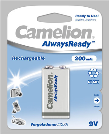 Camelion Akumulator Ni-MH 9V Block 200 mAh 1-pack 17420122