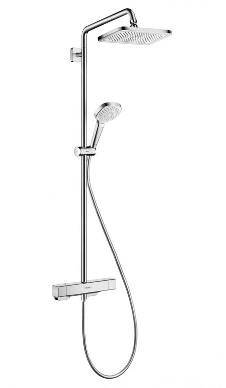 Hansgrohe Croma E 280 1jet Zestaw prysznicowy termostatyczny z deszczownicą chrom 27630000