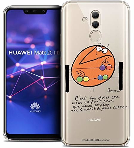 Caseink Etui ochronne do Huawei Mate 20 Lite 6,3 cala, ultracienkie, matematyka CPRNTSKMATE20LITETWOANDTWO