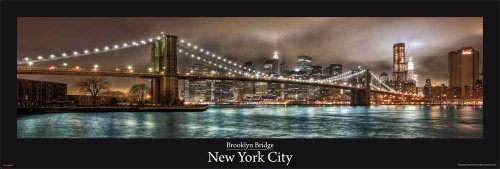 Empire New York  plakat prostokątny cienkie, motyw: New HDR firmy Brooklyn 489951