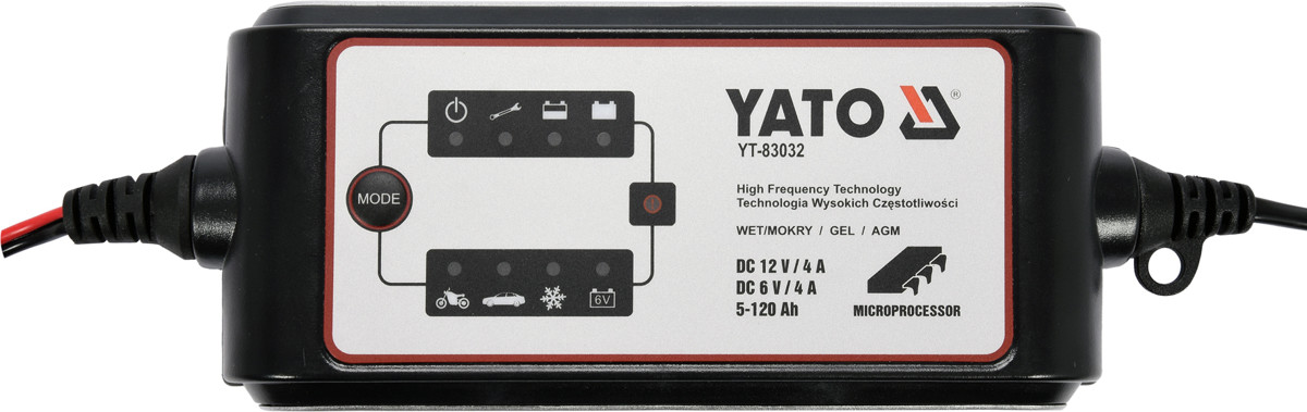 Yato PROSTOWNIK ELEKTRONICZNY 6-12V/4A YT-83032 YT-83032