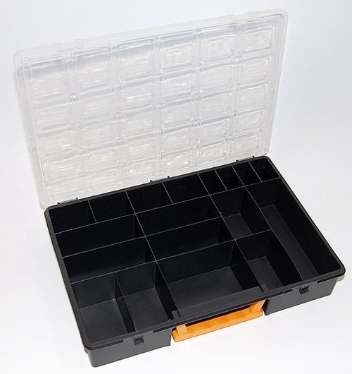 Artplast Głęboki Pojemnik Organizer Walizka 18 Komór 3400 ArtPlast AP3400
