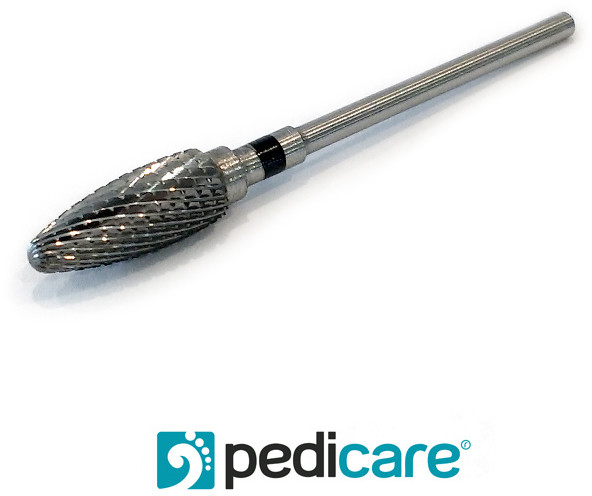 Pedicare Frez S2 do żelu i akrylu z węglika wolframu wrzecionowy - Pedicare PC6014S