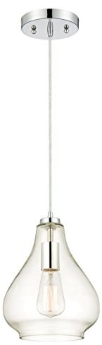 Westinghouse 6103640 lampa wisząca, a + + to E, metal, chrom, 19.05 x 19.05 x 153.04 cm 6103640