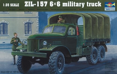 Trumpeter 01001 zestaw do budowy modelu ZIL-157 6 X 6 Soviet Military Truck