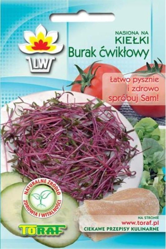 Toraf KIEŁKI Burak ćwikłowy nasiona 10g 00005
