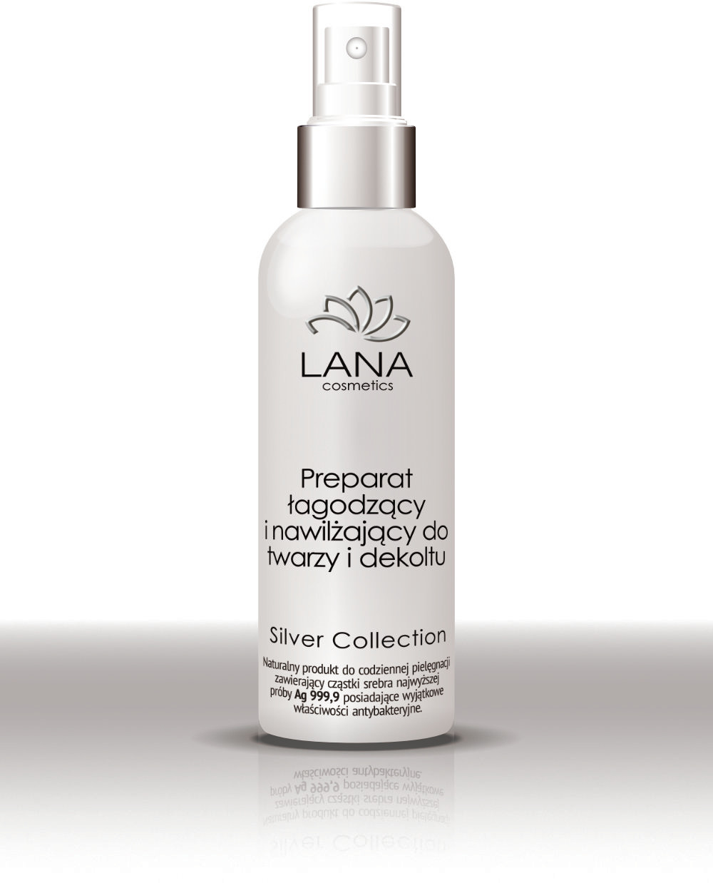 LANA COSMETICS LANA PREPARAT ŁAGODZACY I NAWILZAJĄCY DO TWARZY I DEKOLTU 100ML