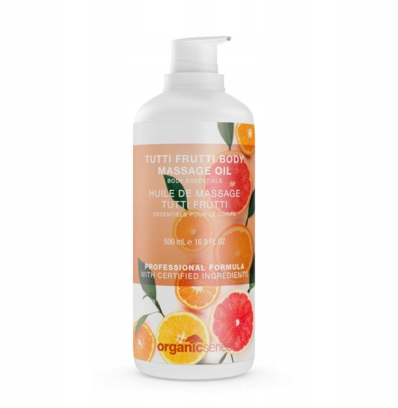 Organic Olej Oliwka do masażu tutti frutti 500ml