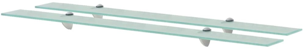 vidaXL vidaXL Półki szklane, 2 szt., 100 x 20 cm, 8 mm