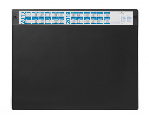 Durable Podkład na biurko z kalendarzem i wymienną nakładką czarny / 1 szt. 720501