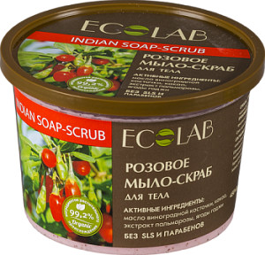 EO LABORATORIE EO LAB Indyjskie różowe mydło-peeling do ciała 450ml 1234582851