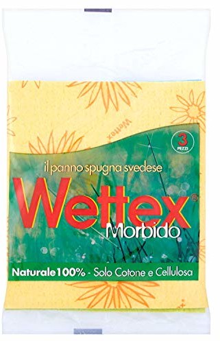 Wettex Wettex 102146 gąbka, miękka, 100% naturalna, bardzo wysoka chłonność, o zapachu cytrynowym 102146