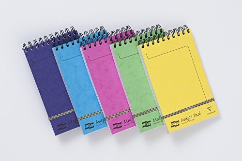 Clairefontaine Europa najważniejszy notatnik taśma elastyczna w zasadzie 80 g/m 300 stron 202 x 127 mm różne C, ref 3152, opakowanie 10 CEOND009384