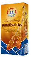 Diamant Kandissticks cukier bursztynowy 6 x 10 g 1308