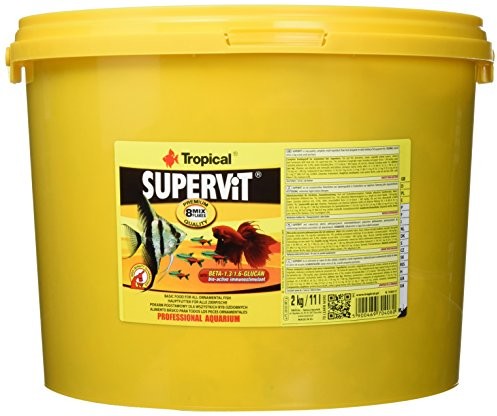 Tropical supervit Premium podszewka (płatek podszewka główny) do wszystkich ryb ozdobnych, 1er Pack (1 X 11 L) S-037