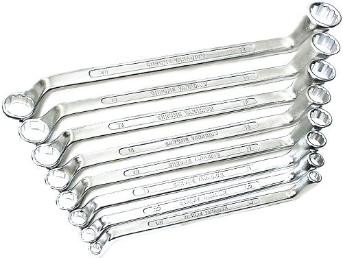 Brüder Mannesmann Zestaw kluczy oczkowych Mannesmann, 8-częściowy zestaw, 6  22 MM, CV, M 140  08