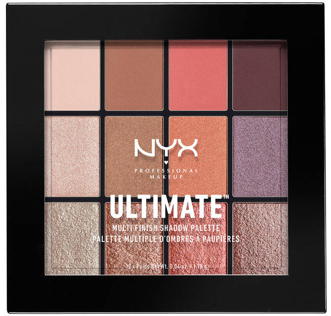 NYX Professional Makeup Professional Makeup - ULTIMATE MULTI FINISH SHADOW PALETTE - Paleta 12 cieni do powiek - 06 SUGAR HIGH NYXCPSHI