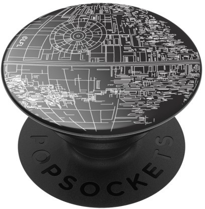 PopSockets uchwyt i podstawka, PopGrip Star Wars, Aluminum Death Star 842978165059