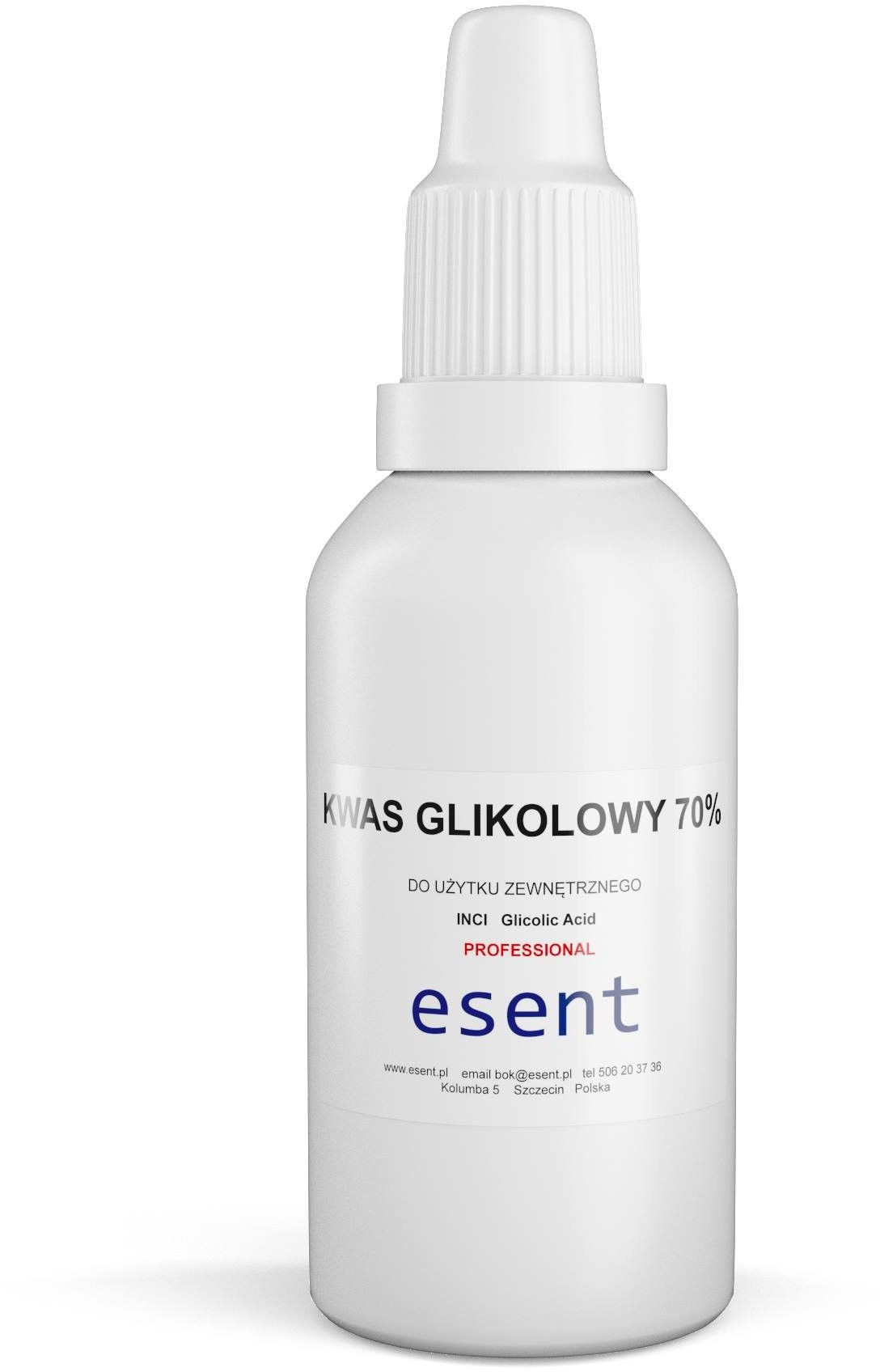 Kwas Glikolowy 70% pojemność 30 ml !
