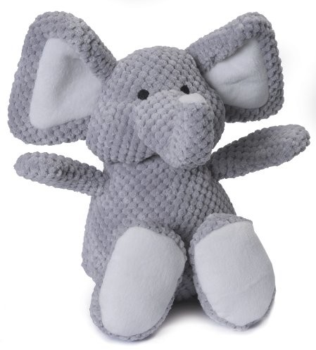 Go Dog Checkers with chruniczewa Guard Technology Tough Plush Dog Toy, l, szary 770962