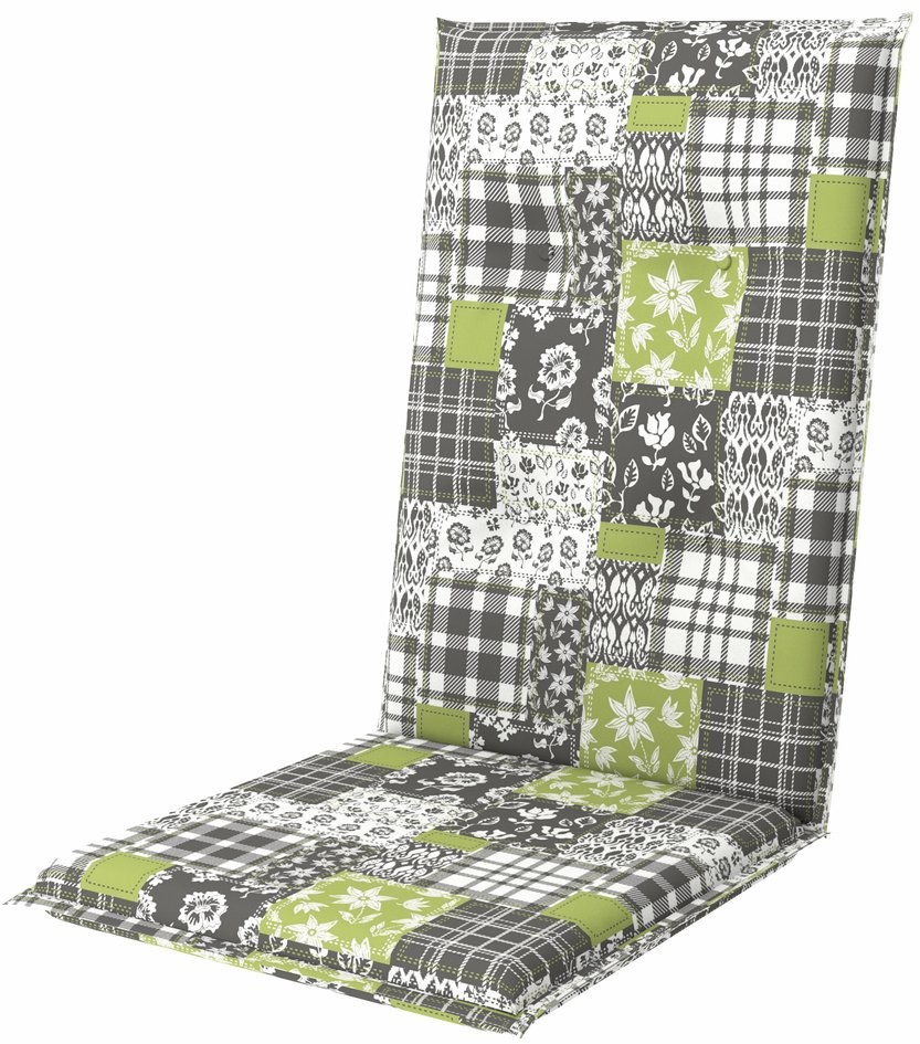 OBI Poduszka na fotel LIVING zielono-szara 119x48x6cm