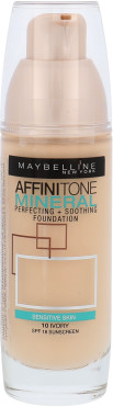 Maybelline Maybelline Affinitone Mineral SPF18 podkład 30ml dla kobiet 10 Ivory 69518