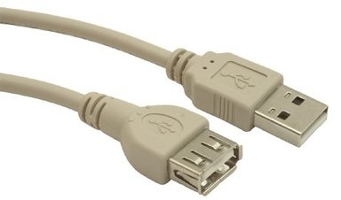 Gembird Kabel USB - USB 0.75 m PRZEDŁUŻACZ CC-USB2-AMAF-75CM/300