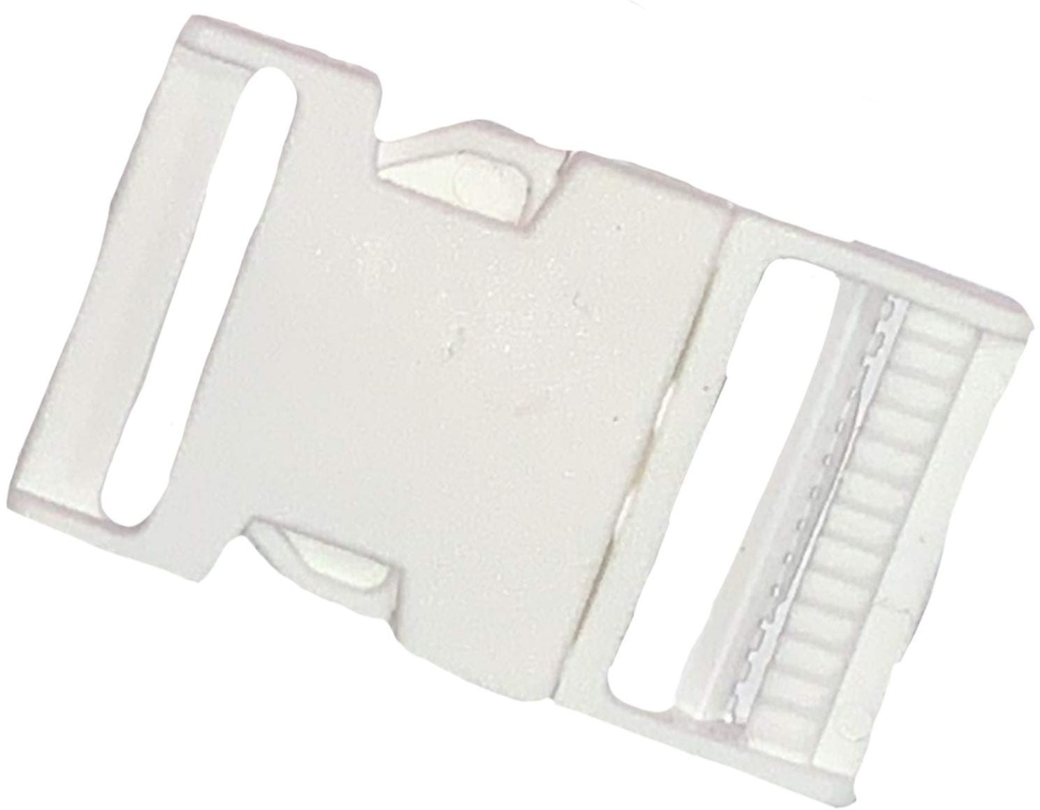 kufer-pasmanteria.pl Klamra Plastikowa 40 mm ( 1 szt ) Biała 22641461