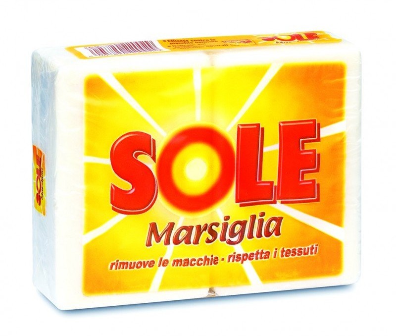 BioLife Sole włoskie mydło do prania Marsylia 2x250g