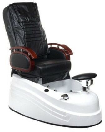 Bs fotel do pedicure z masażem br-2307 brązowy