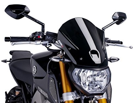 Puig 6861N przednia szyba Naked New Generation Touring, czarna 6861N