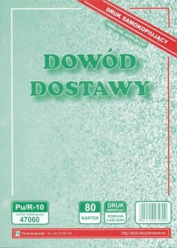 Michalczyk&Prokop Dowód dostawy MIP-315-3