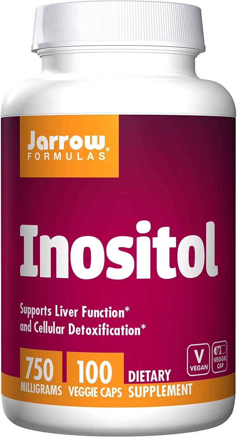 JARROW FORMULAS JARROW FORMULAS Inositol (Inozytol - Wsparcie Funkcji Wątroby) 750mg 100 Kapsułek wegetariańskich