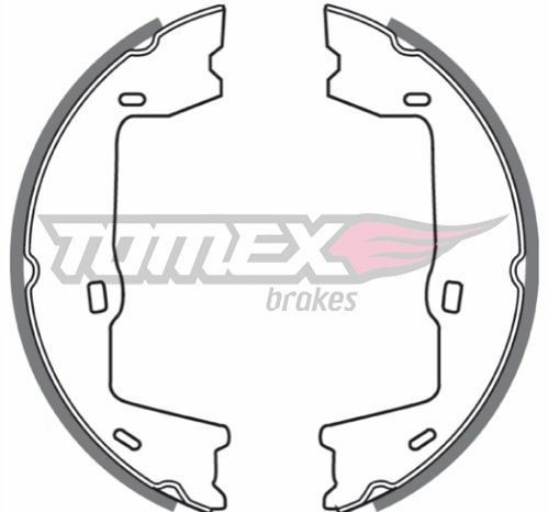 Tomex BRAKES Zestaw szczęk hamulcowych BRAKES TX 20-69 TX 20-69