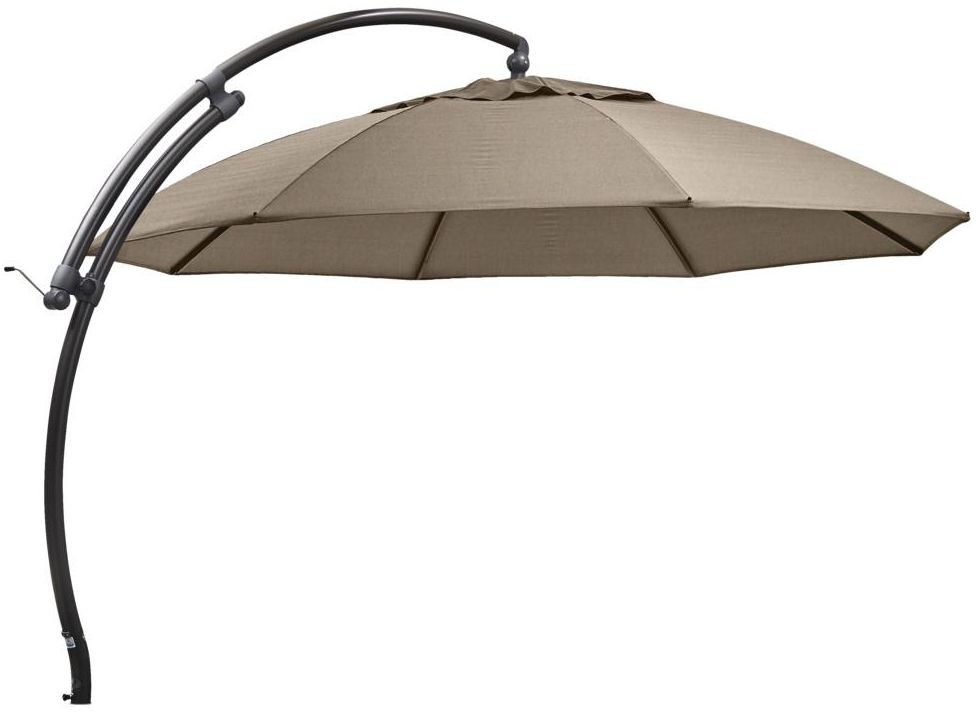 SUN GARDEN Parasol ogrodowy okrągły Easy Sun 375x305 cm beżowy Sun Garden