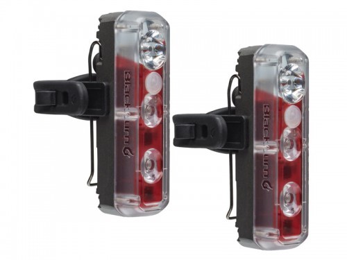 Blackburn Zestaw Lampki 2'FER XL USB przód 200 lumenów tył 40 lumenów czarna 2szt (NEW) A-BBN-7085523