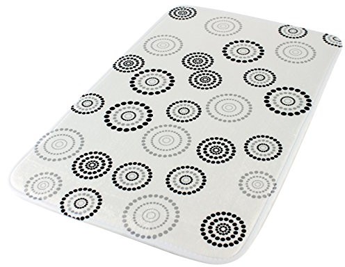 MSV dywan łazienkowy punkty z mikrofazy 45 x 75 cm, wielokolorowa, 45 x 75 x 15 cm 142034