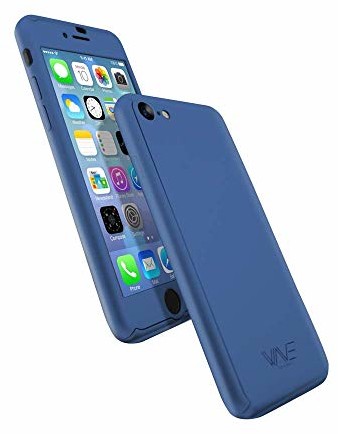 Wave Concept Etui ochronne 360° z gumy do iPhone 8 360WCIP8BL